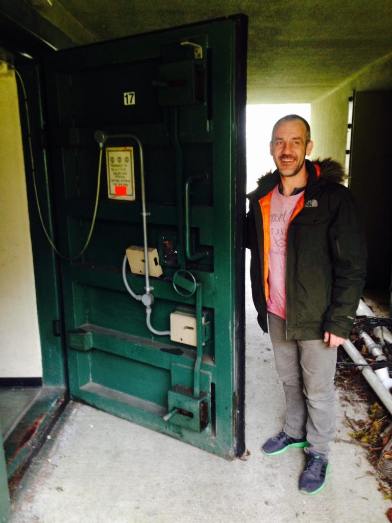 Battle of Britain bunker - bunker door