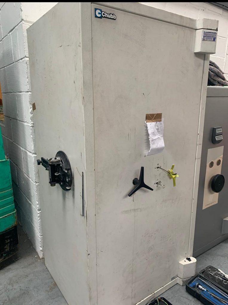 Chubb Euro safe grade 5 opened